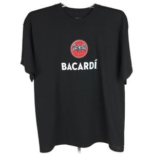 Bacardi Rum Logo Graphic Tee Shirt Size XL
